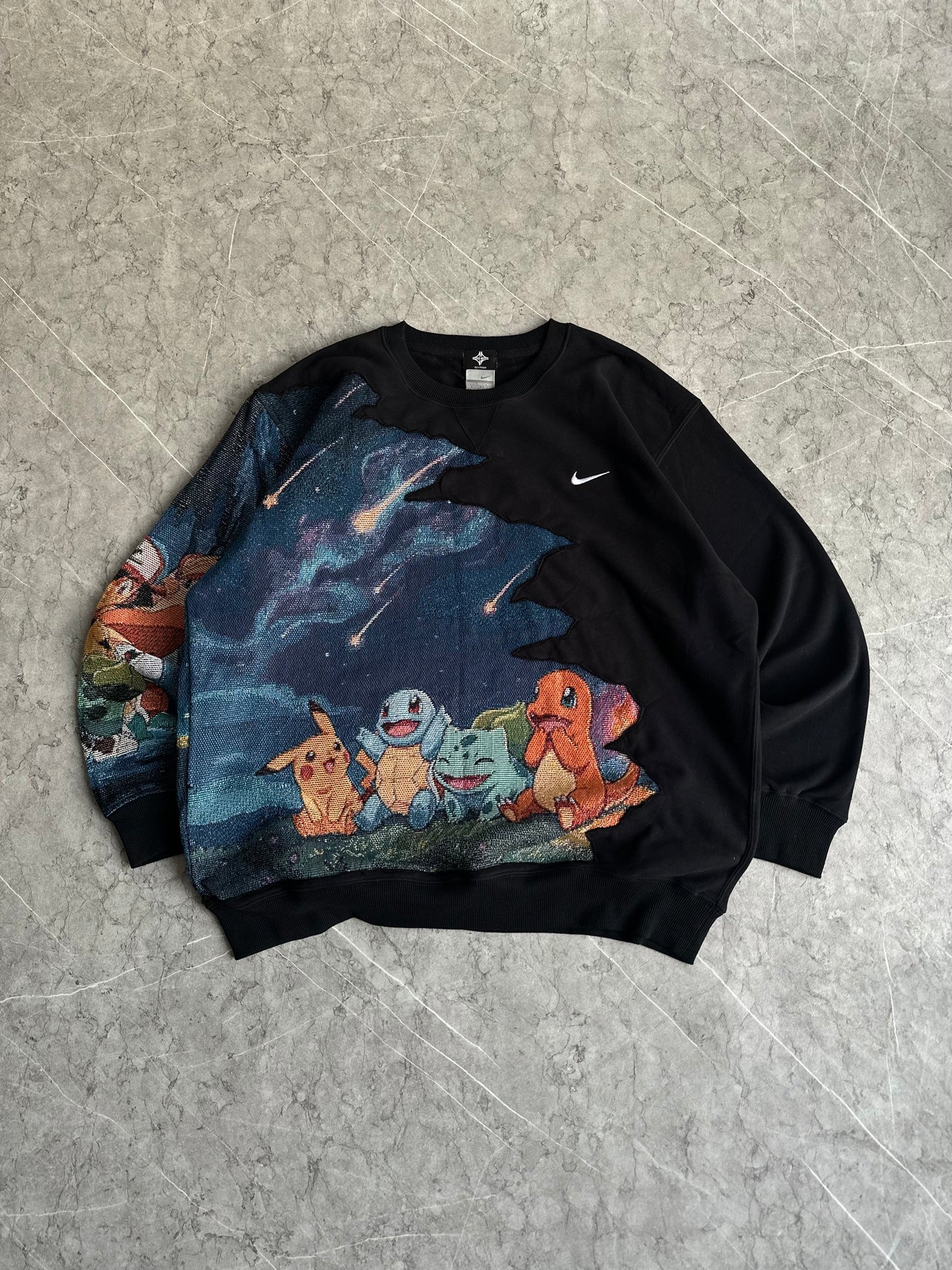 Cosmic Star Night Reworked Sweater XL
