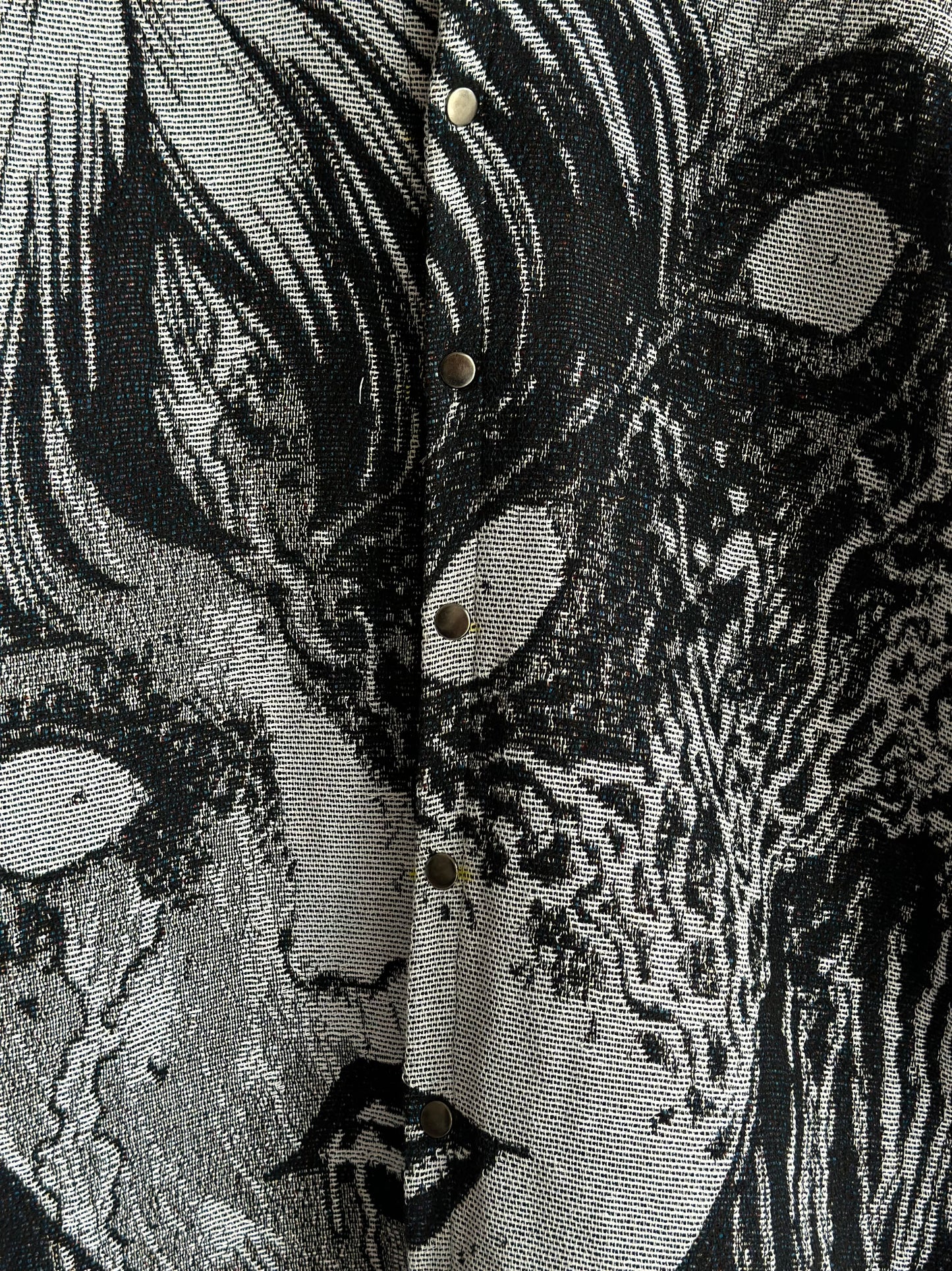 Broken Faces Button Snap Shirt