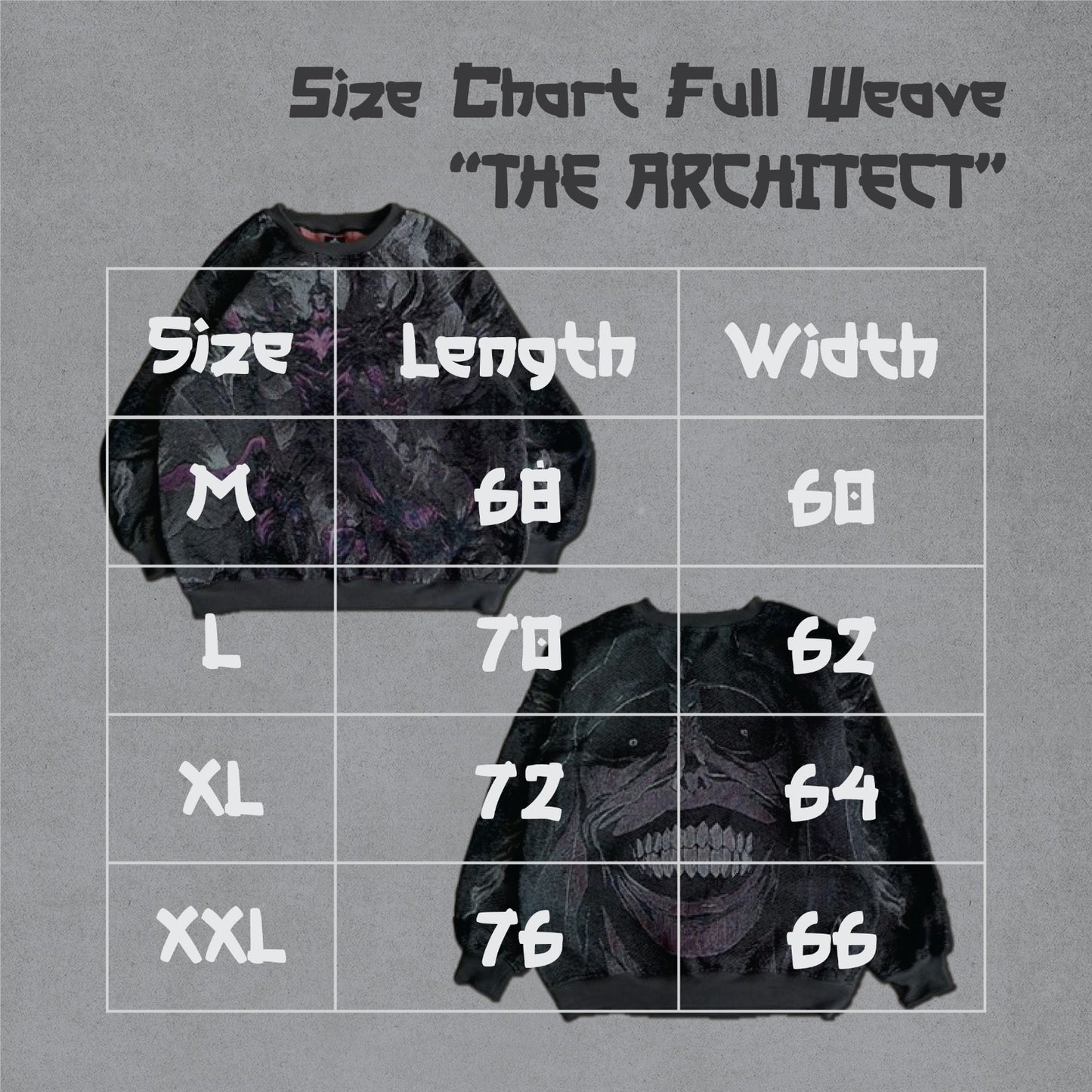 Shadow Monarch Full Weave Sweatshirt