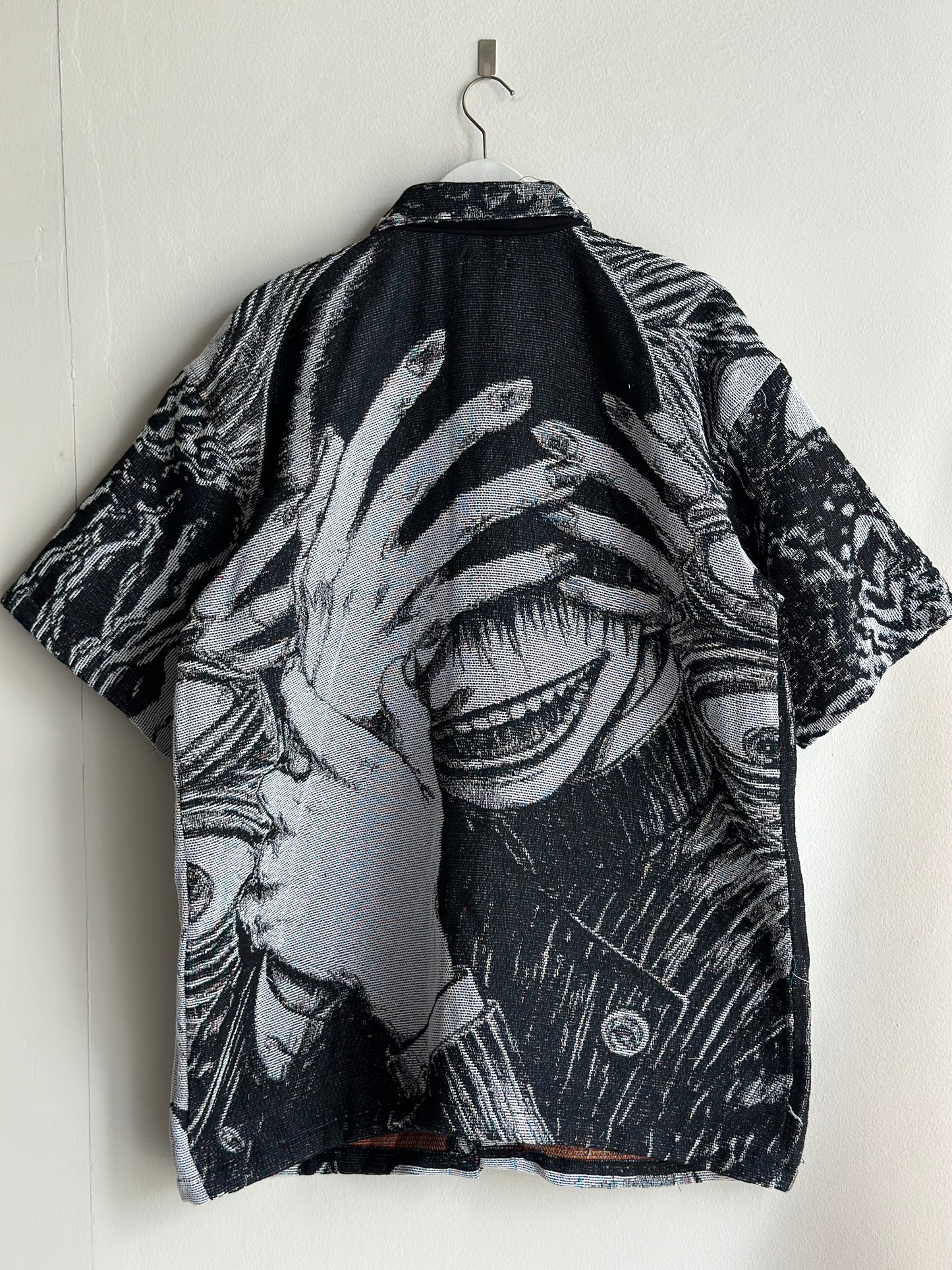 Broken Faces Button Snap Shirt
