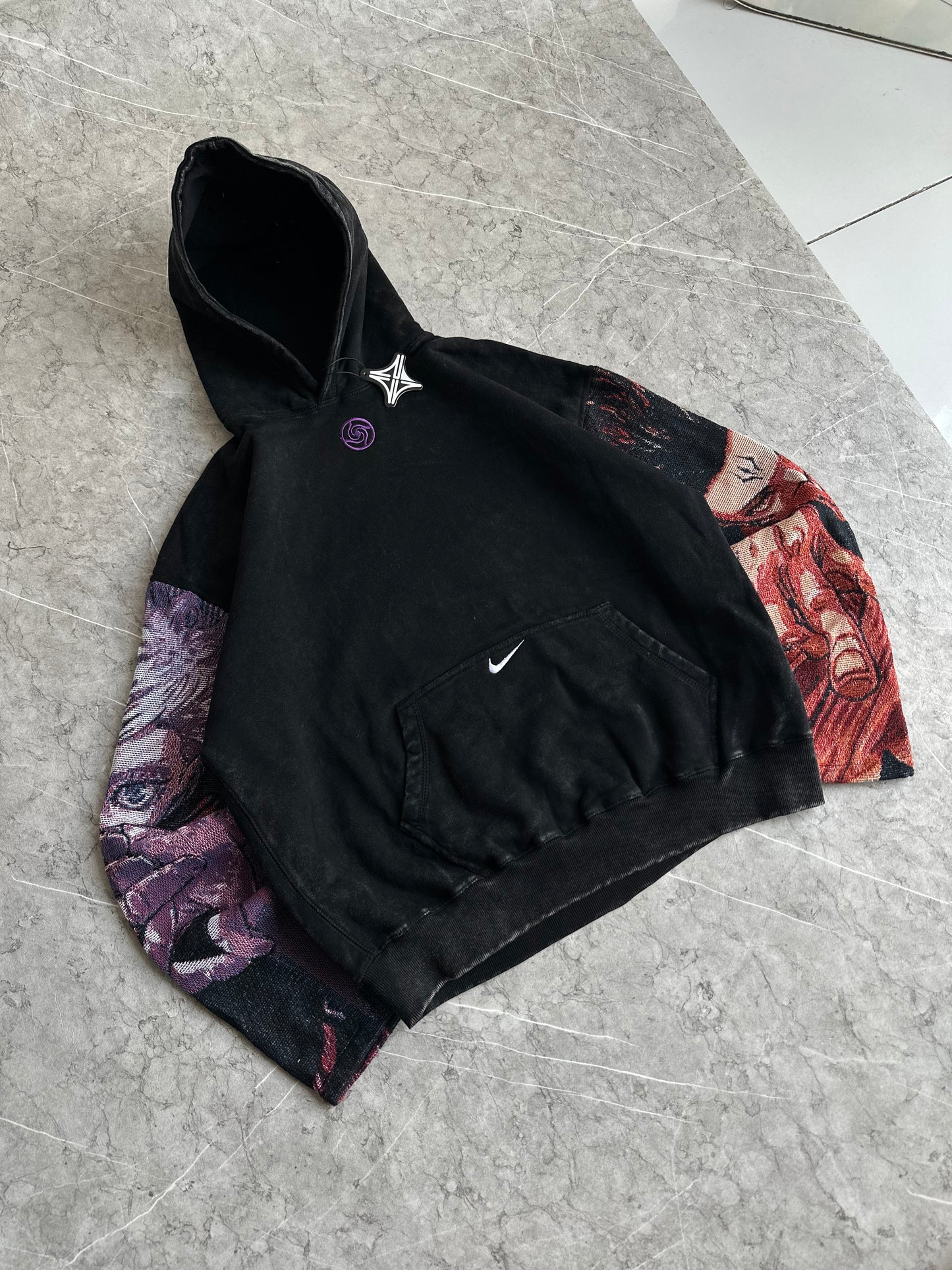 Gege Icon Jujutsu Kaisen Reworked Hoodie L
