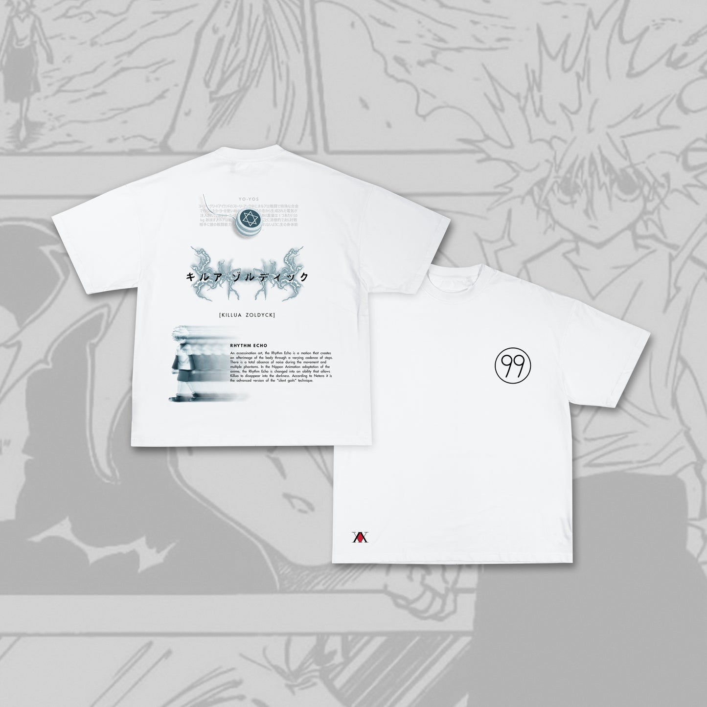 Killua Zoldyck Essentials Tee ‘Hunter x Hunter’