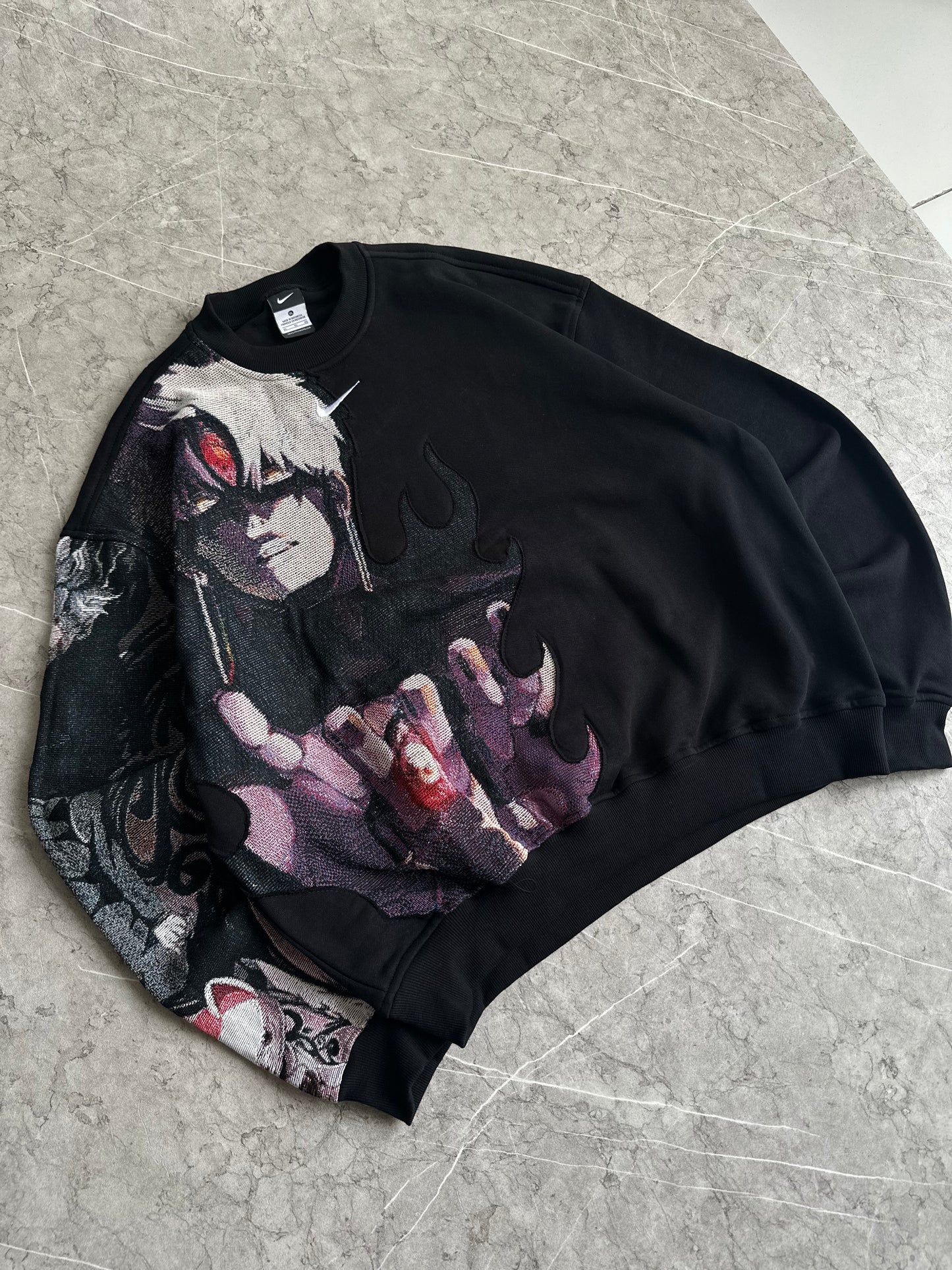 Evil Eyes Dandadan Reworked Sweater XL