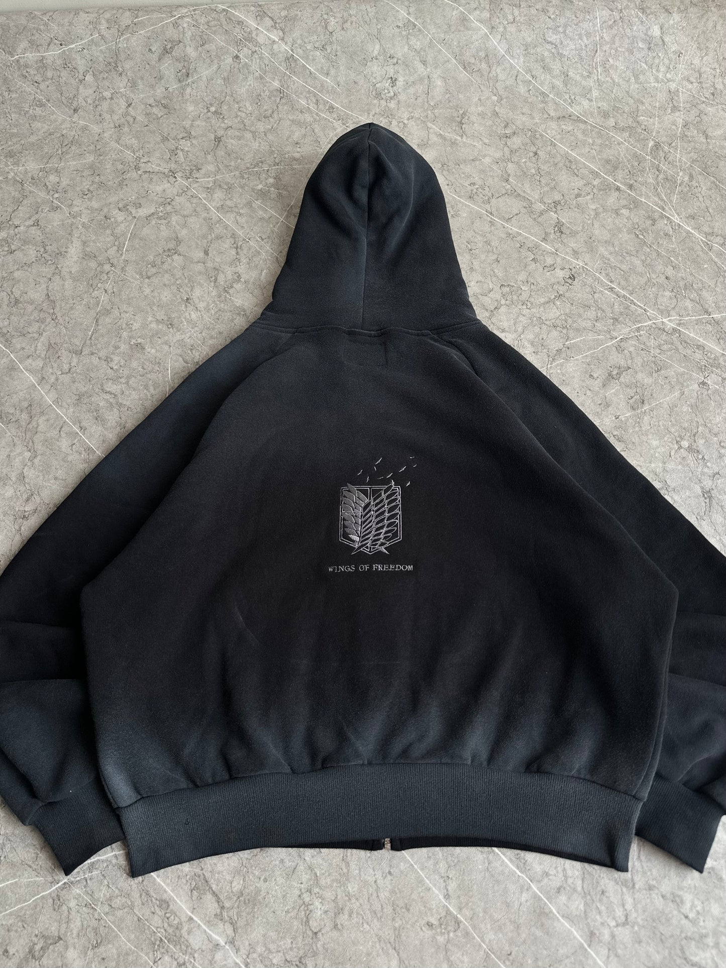 Wall Titan AOT Reworked Zip Carhartt Hoodie L-XL