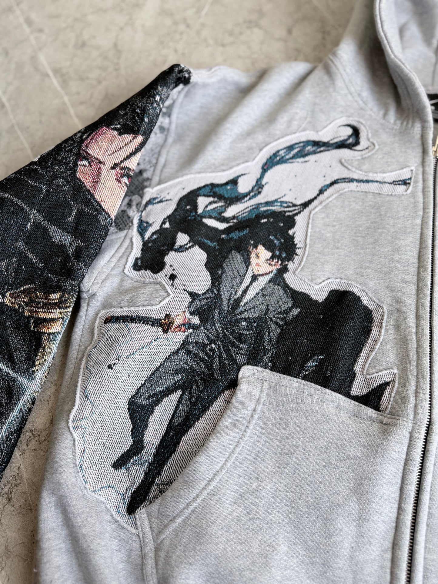 PO Kagurabachi Reworked Zip Hoodie
