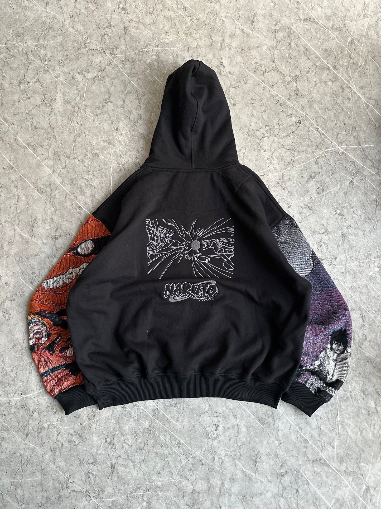 Naruto vs Sasuke Reworked Hoodie XL