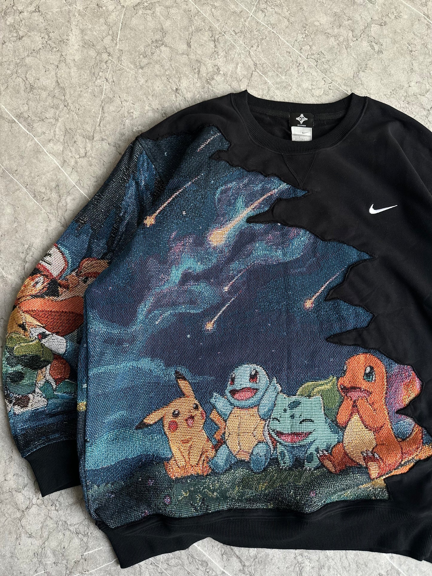 Cosmic Star Night Reworked Sweater XL