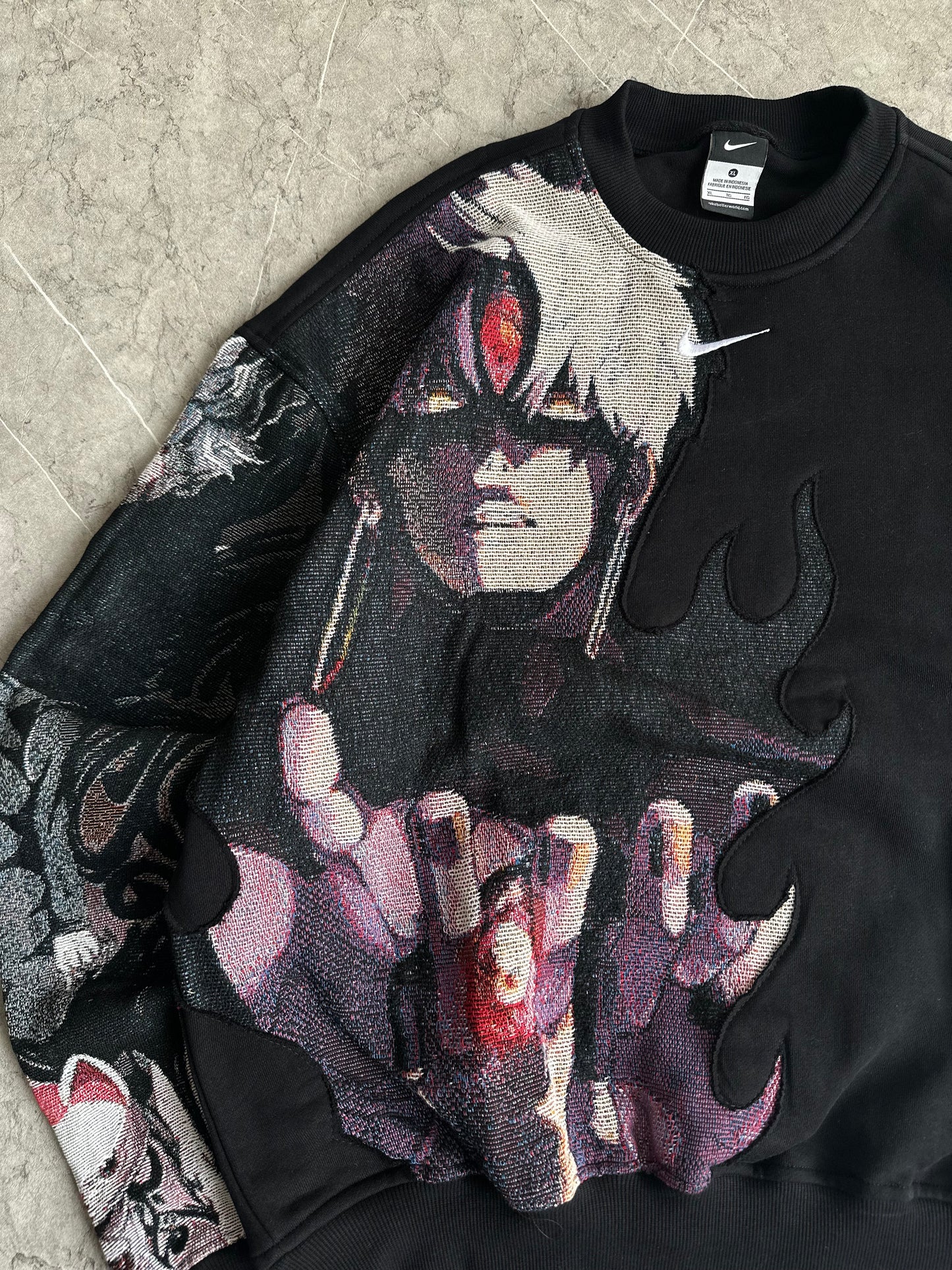 Evil Eyes Dandadan Reworked Sweater XL