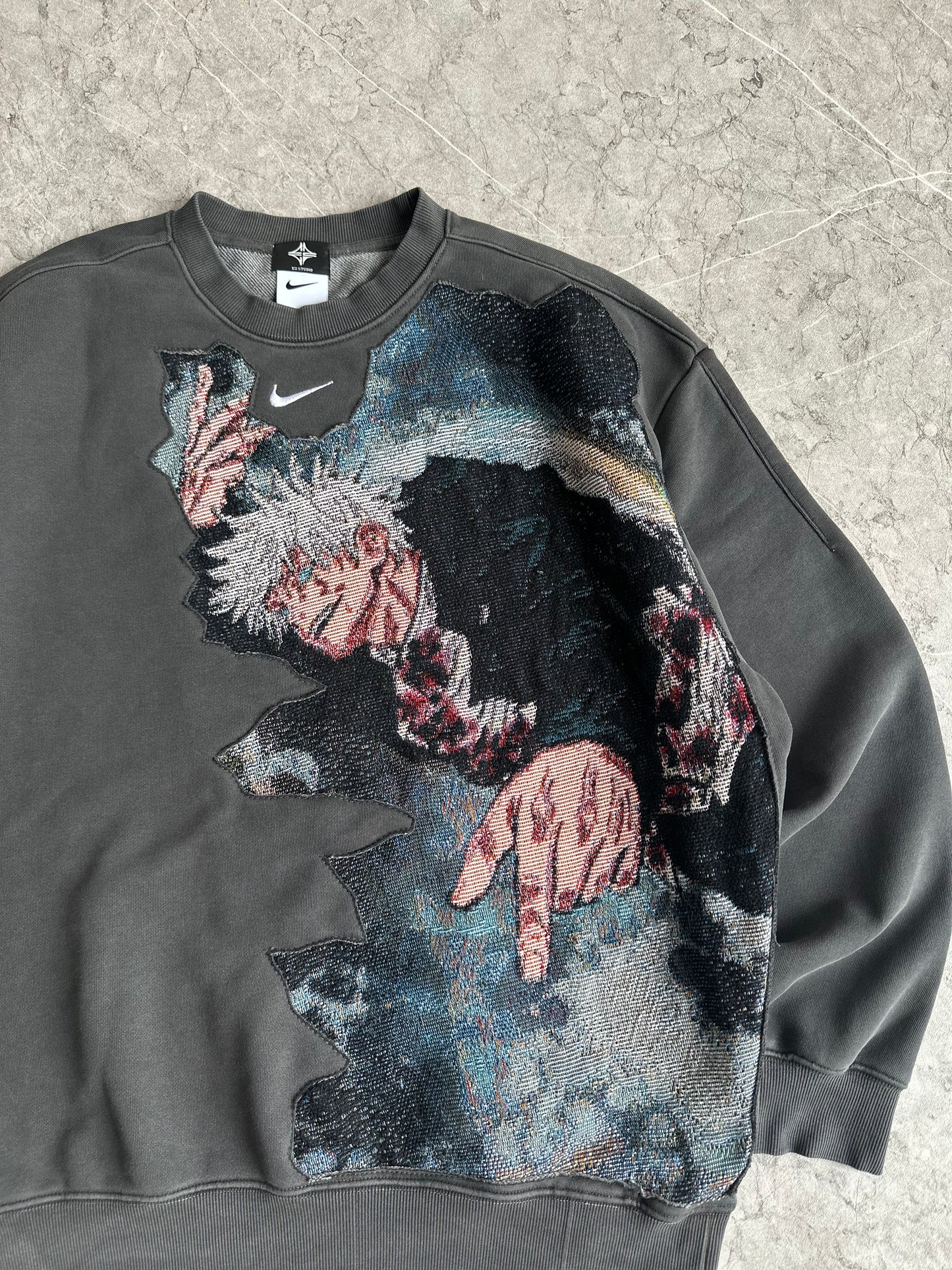 Battered Satoru Reworked Sweater L