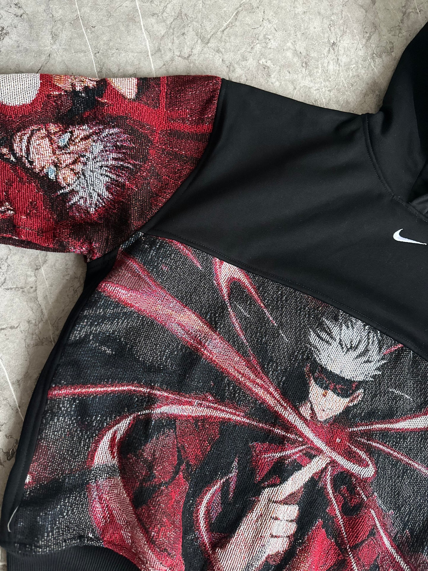 Domain Exp Satoru Reworked Hoodie Black XL