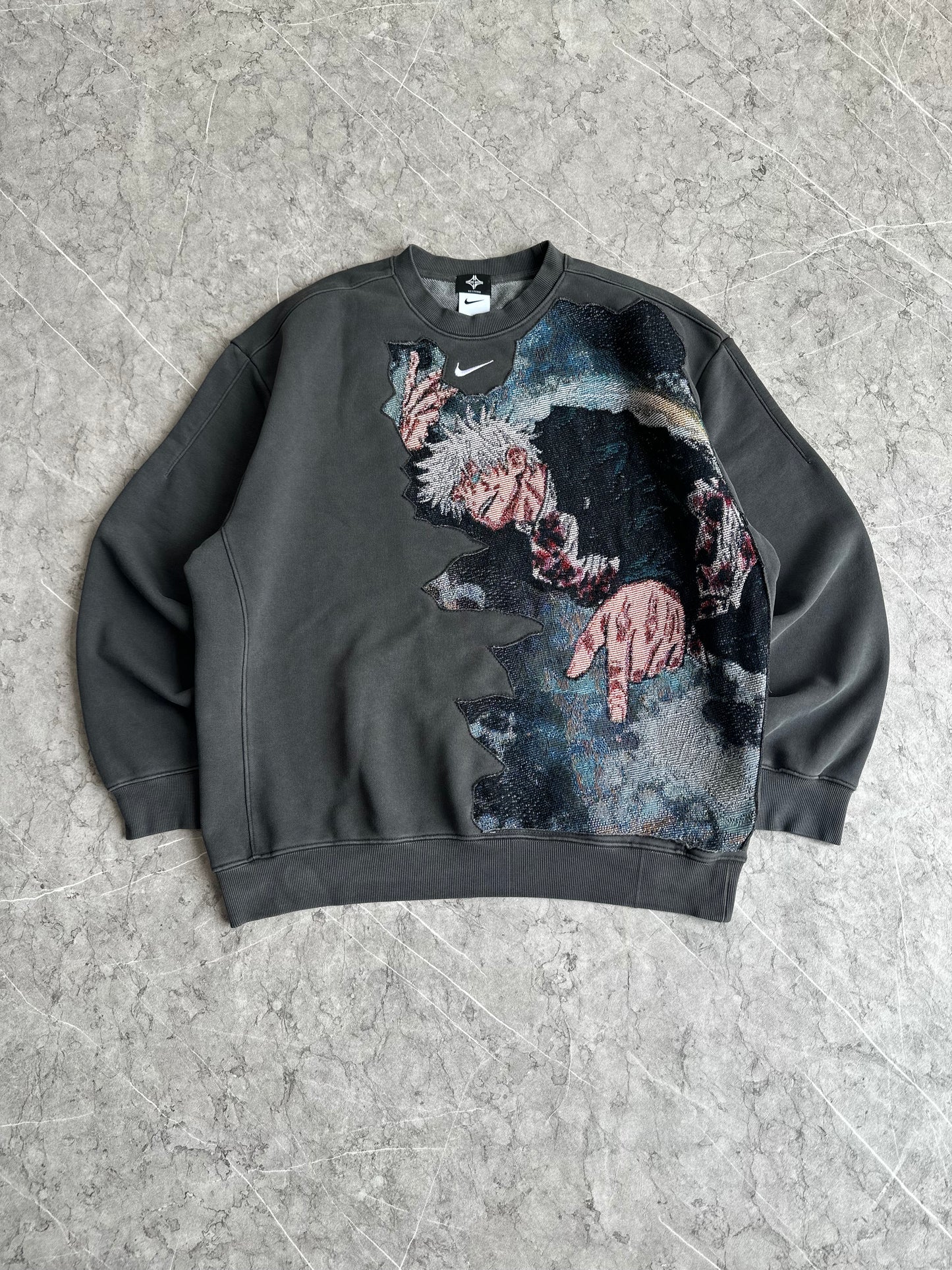 Battered Satoru Reworked Sweater L