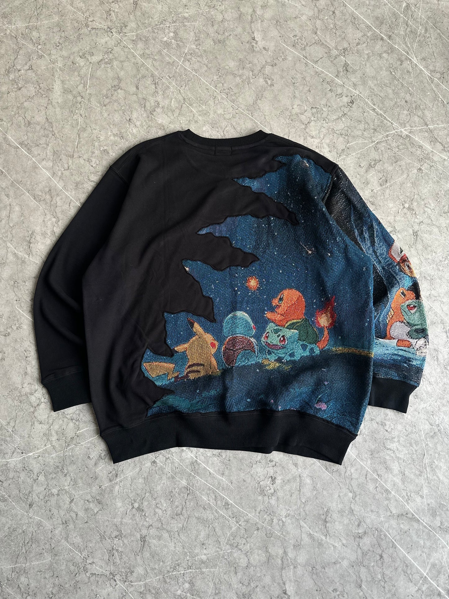 Cosmic Star Night Reworked Sweater XL