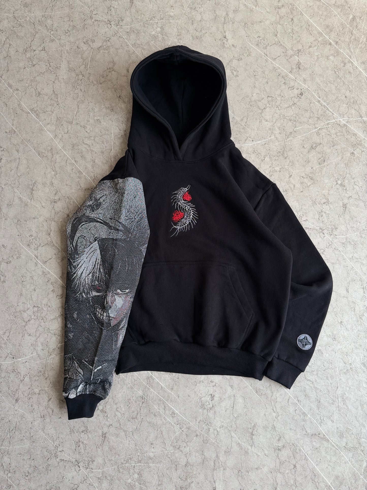 ESSENTIALS Kaneki Reworked Sleeve Hoodie
