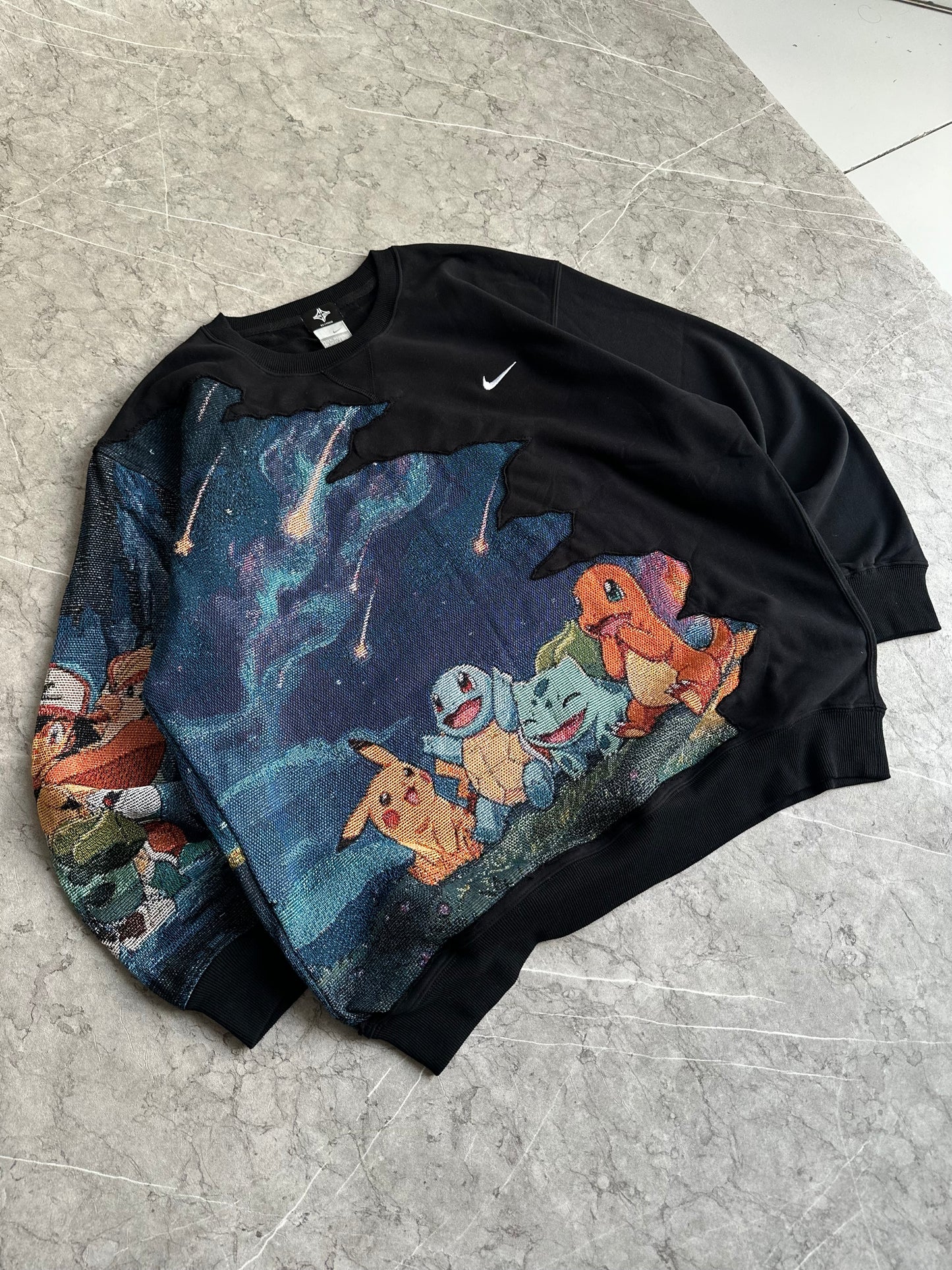 Cosmic Star Night Reworked Sweater XL