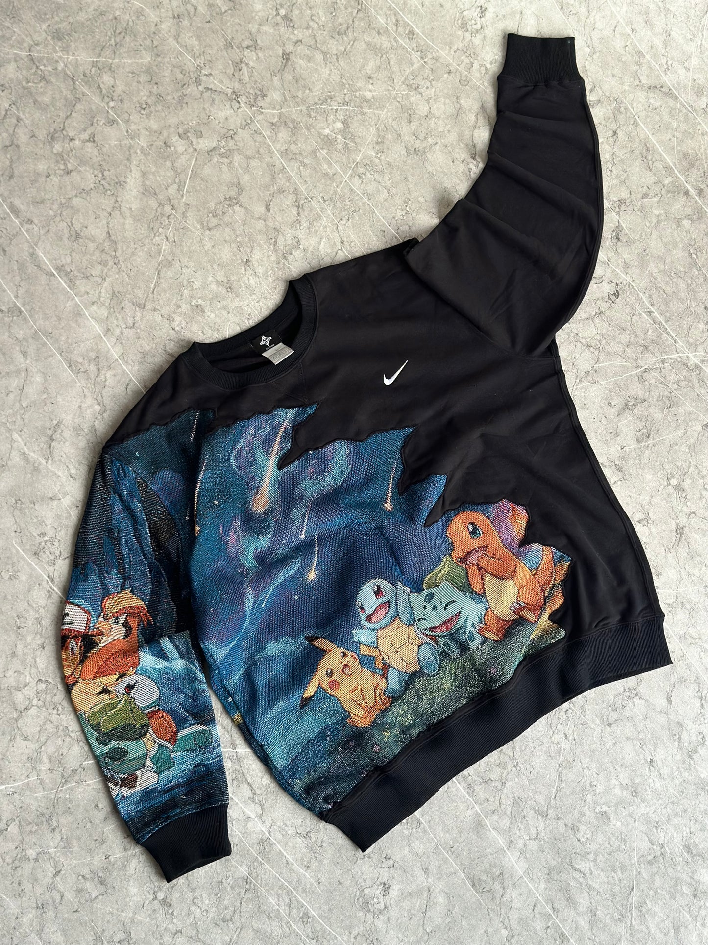 Cosmic Star Night Reworked Sweater XL