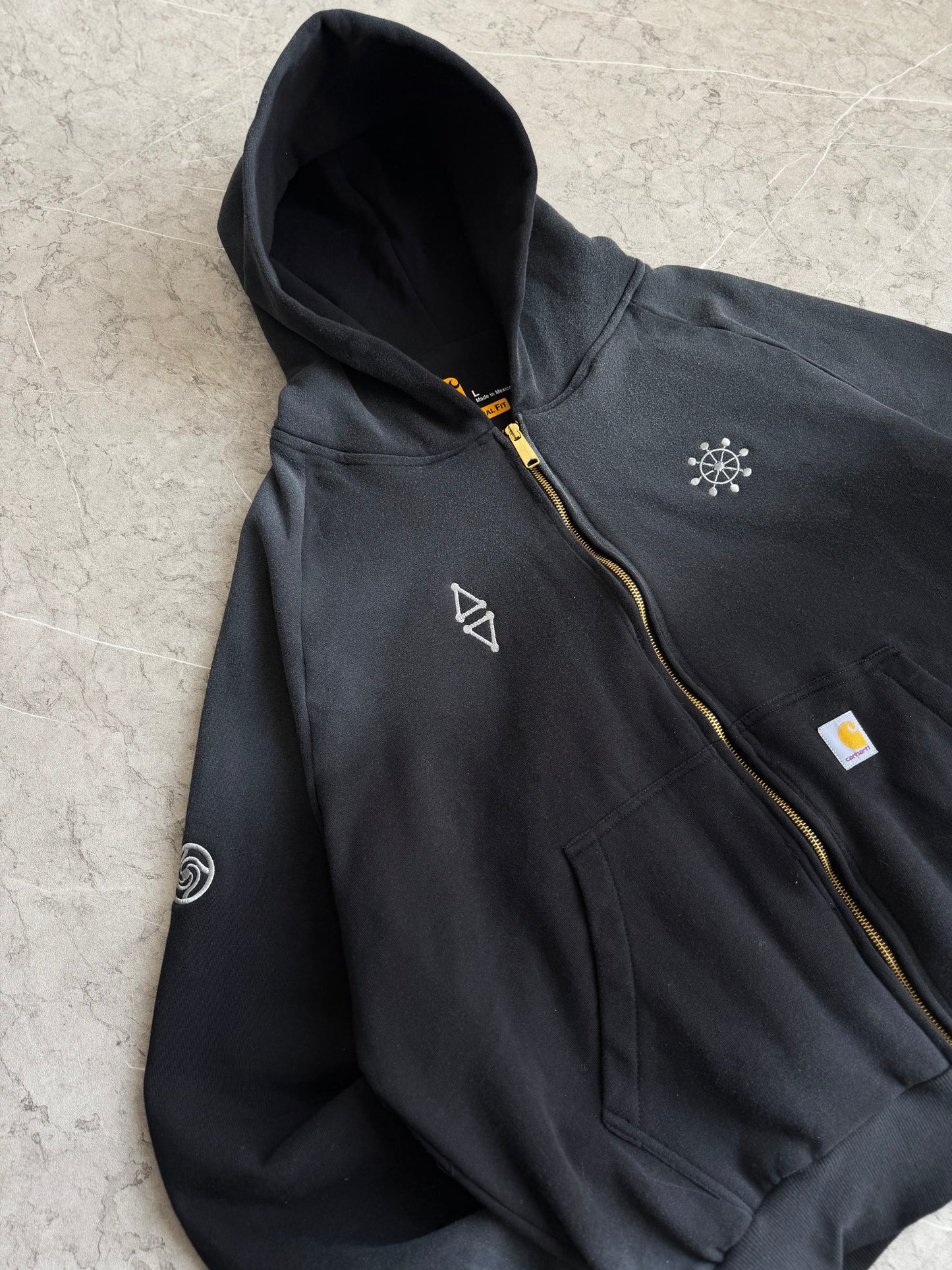 Megumi Mahoraga Reworked Carhartt Zip Hoodie XL