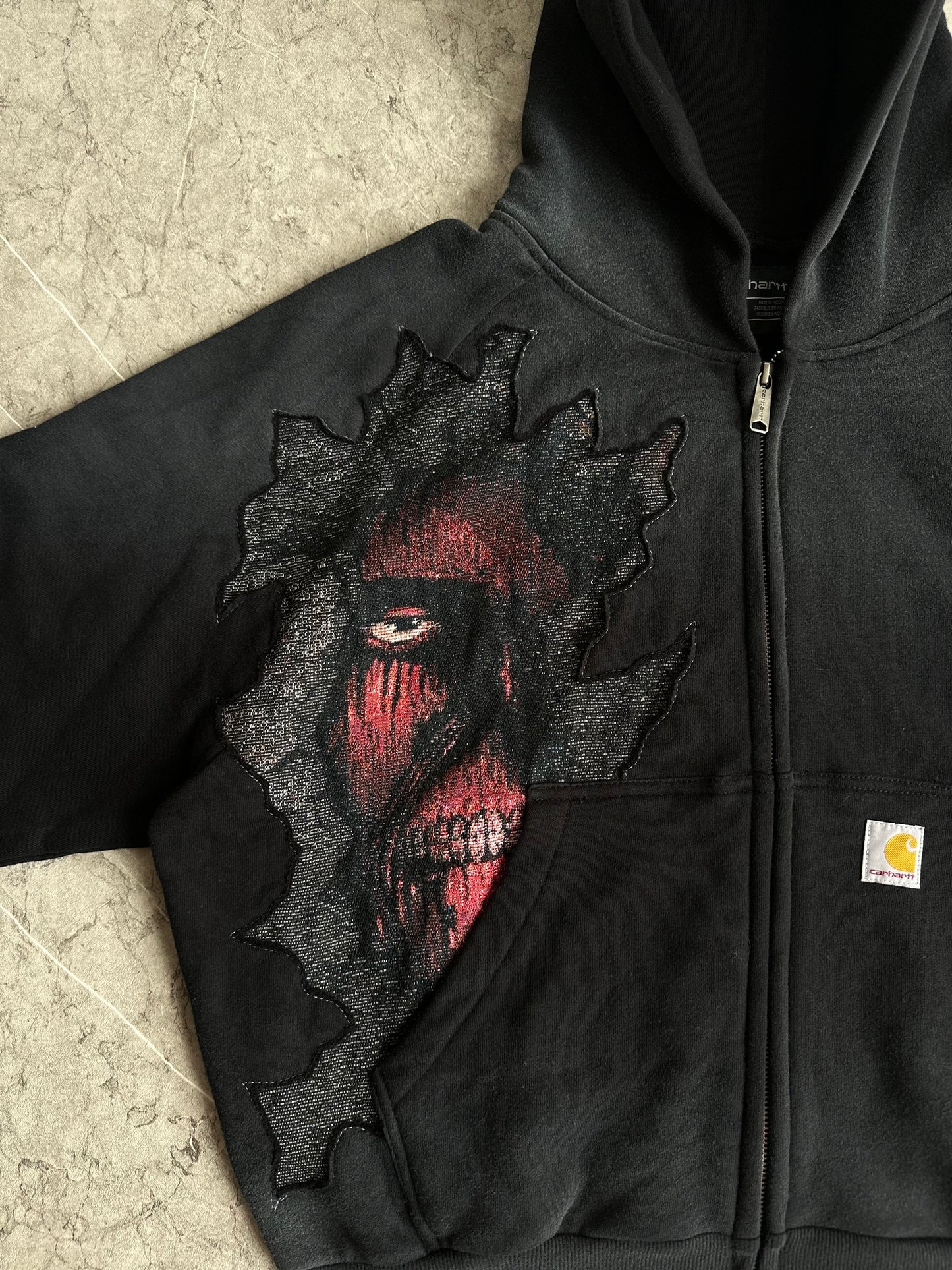 Wall Titan AOT Reworked Zip Carhartt Hoodie L-XL