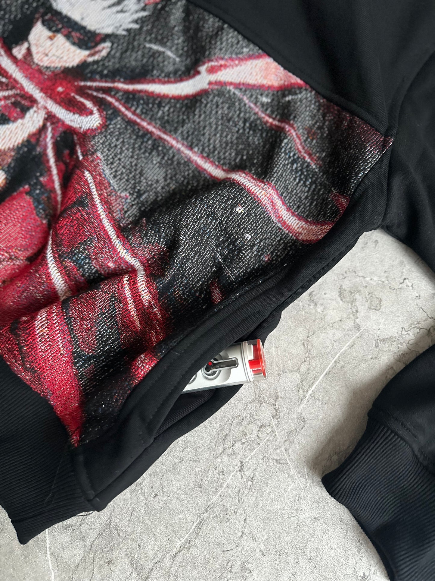 Domain Exp Satoru Reworked Hoodie Black XL