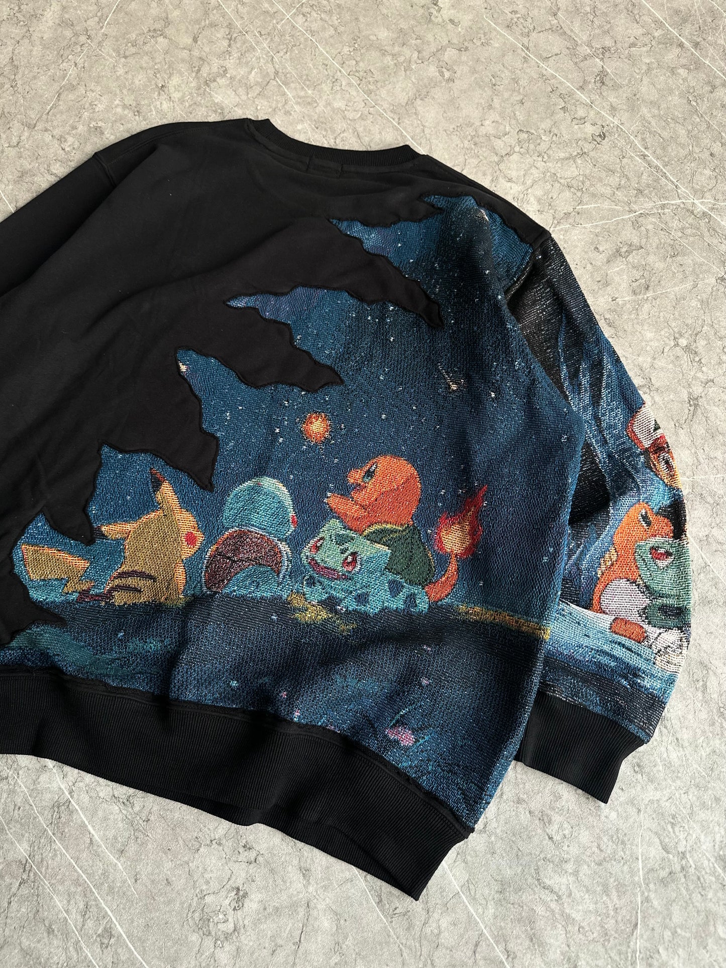 Cosmic Star Night Reworked Sweater XL