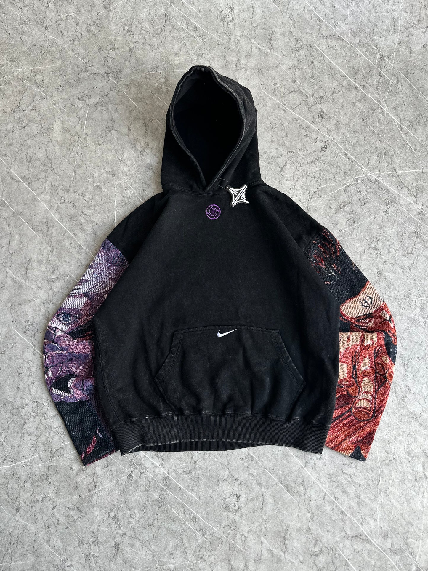 Gege Icon Jujutsu Kaisen Reworked Hoodie L