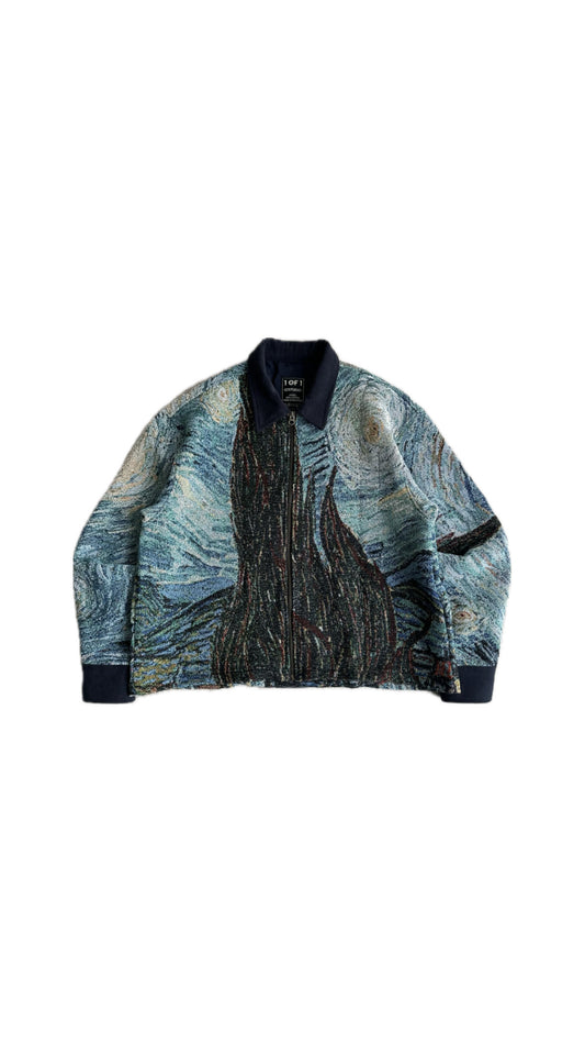 Starry Night by Van Gogh Work Jacket L