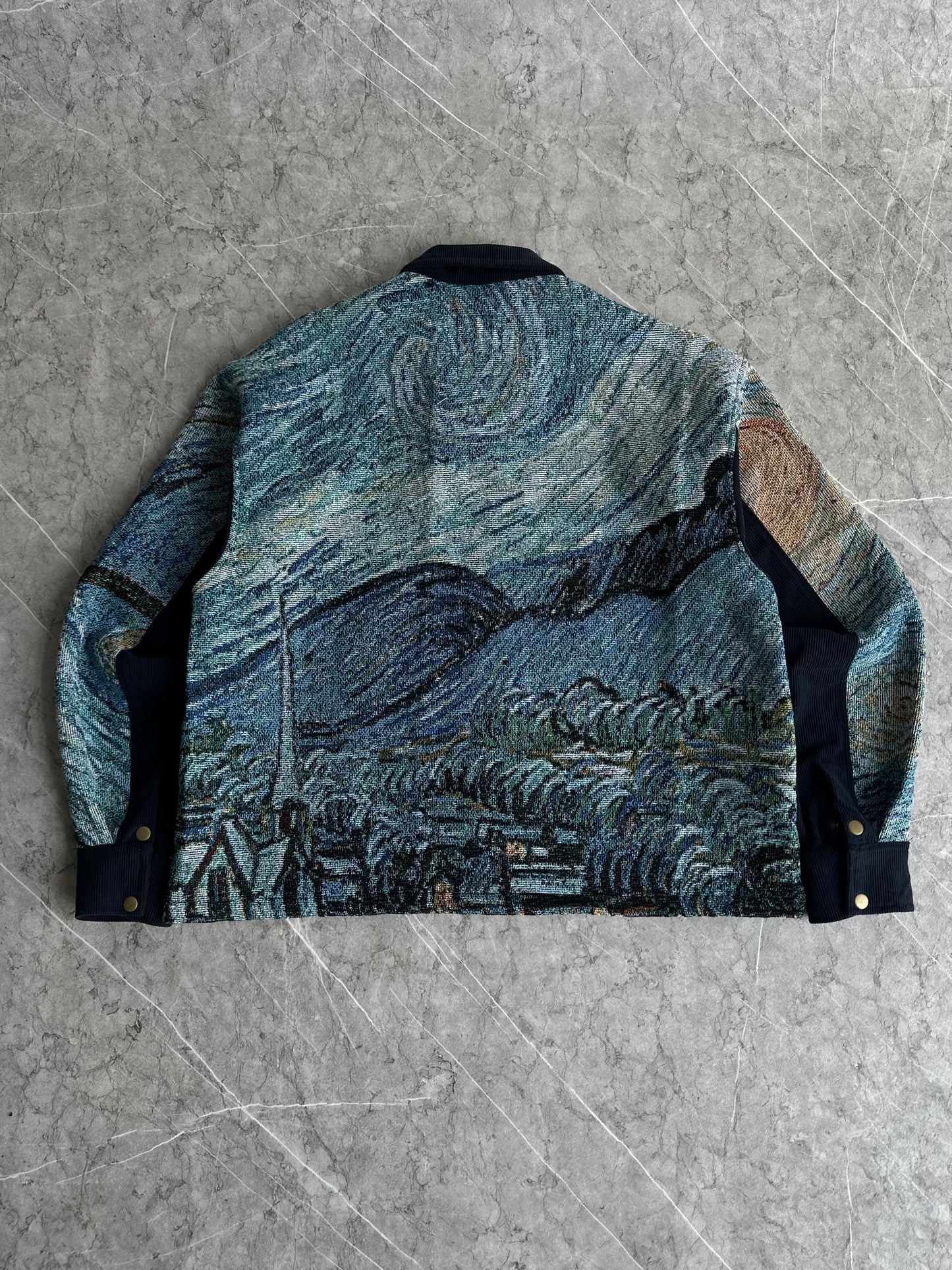 Starry Night by Van Gogh Work Jacket L