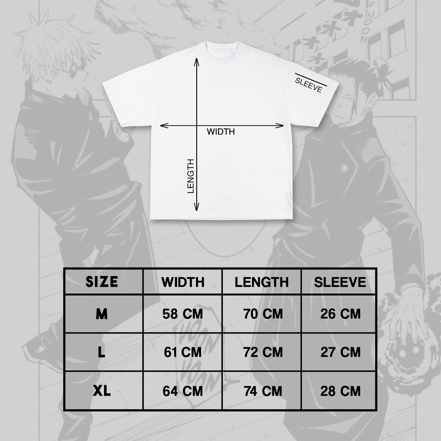 Gojo Satoru Essentials Tee ‘Jujutsu Kaisen’