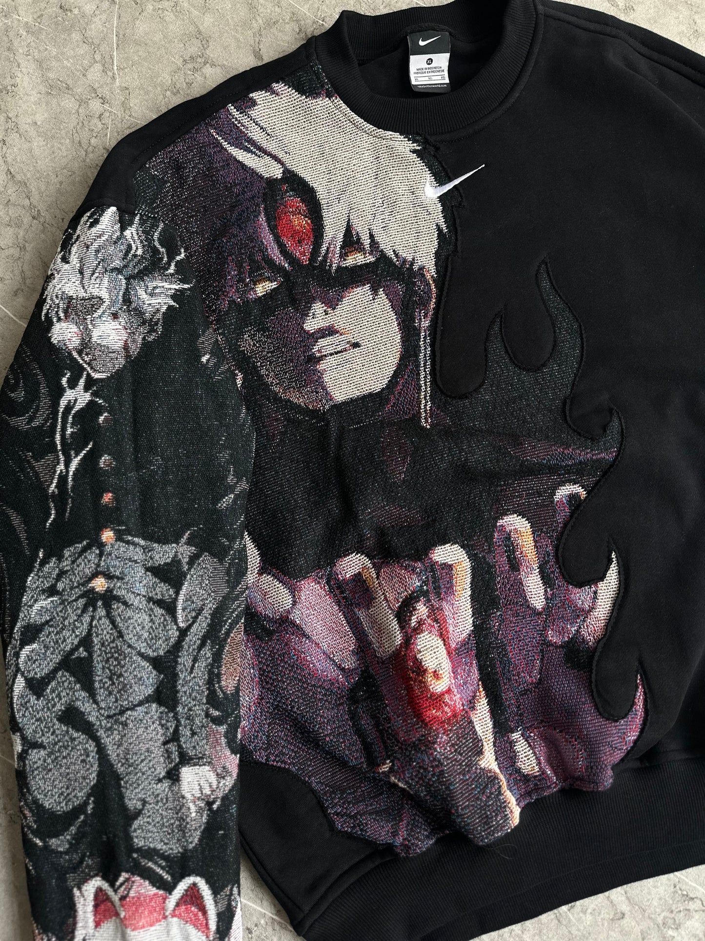 Evil Eyes Dandadan Reworked Sweater XL