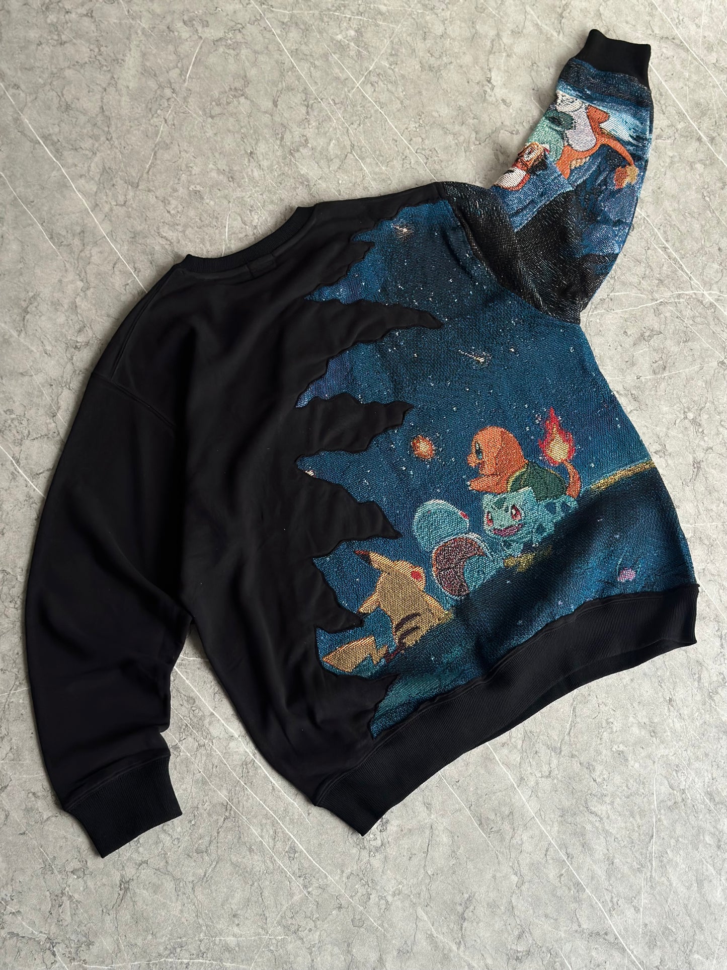Cosmic Star Night Reworked Sweater XL